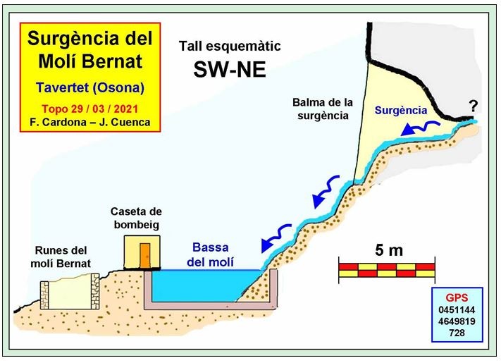 topo 1: Surgència del Molí Bernat