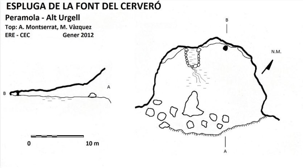 topo 0: Espluga de la Font del Cerveró