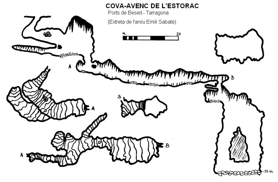 topo 1: Cova-avenc de l'Estorac