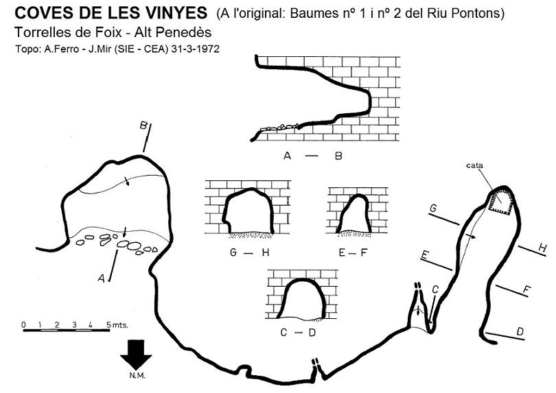 topo 1: Coves de les Vinyes