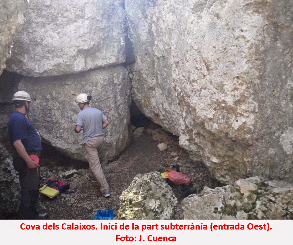 foto 1: Cova dels Calaixos de l'ereldo