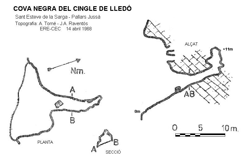 topo 0: Cova Negra del Cingle de Lledó