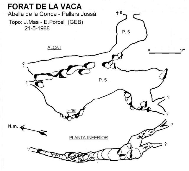 topo 0: Forat de la Vaca