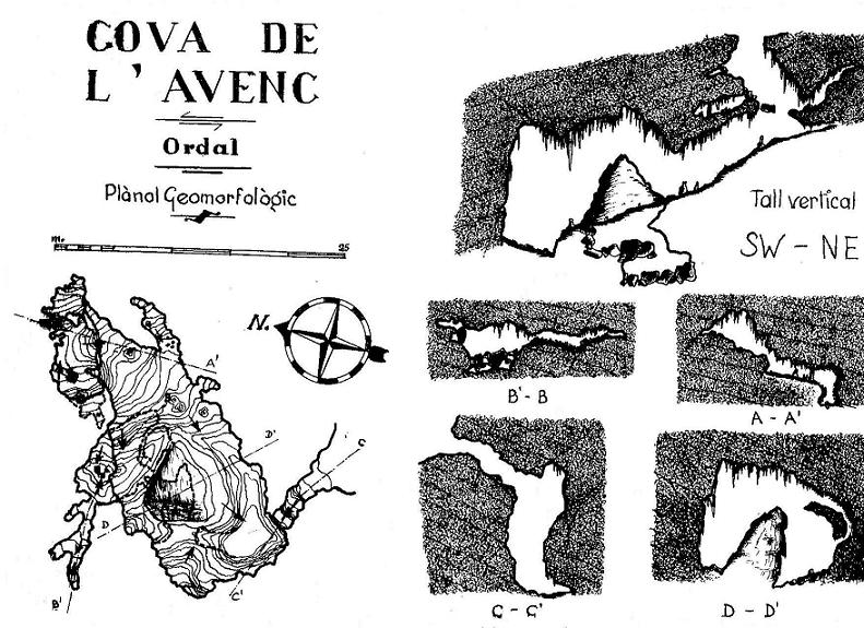 topo 2: Cova - Avenc del Pla de Comes