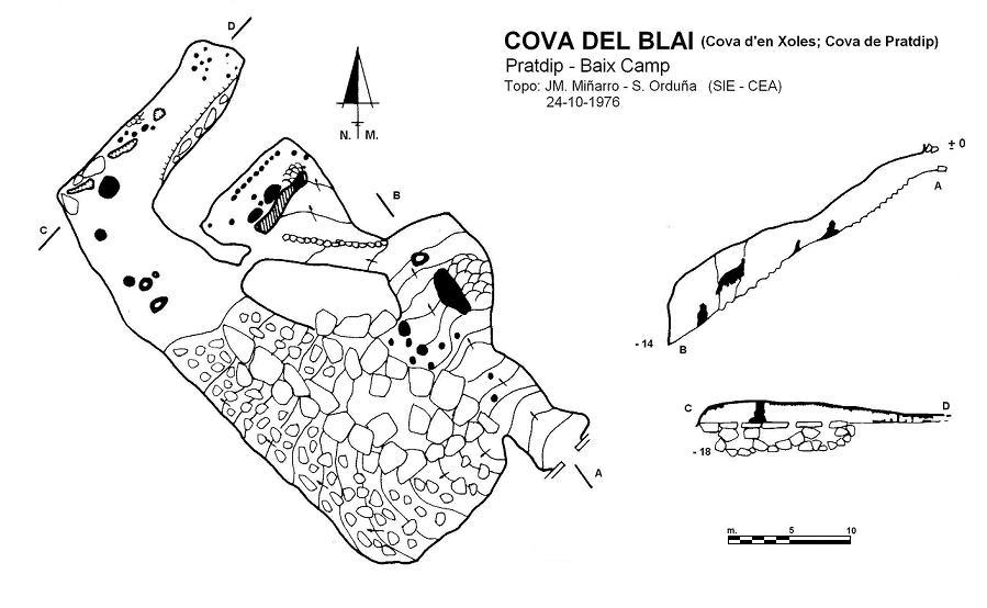 topo 1: Cova del Blai