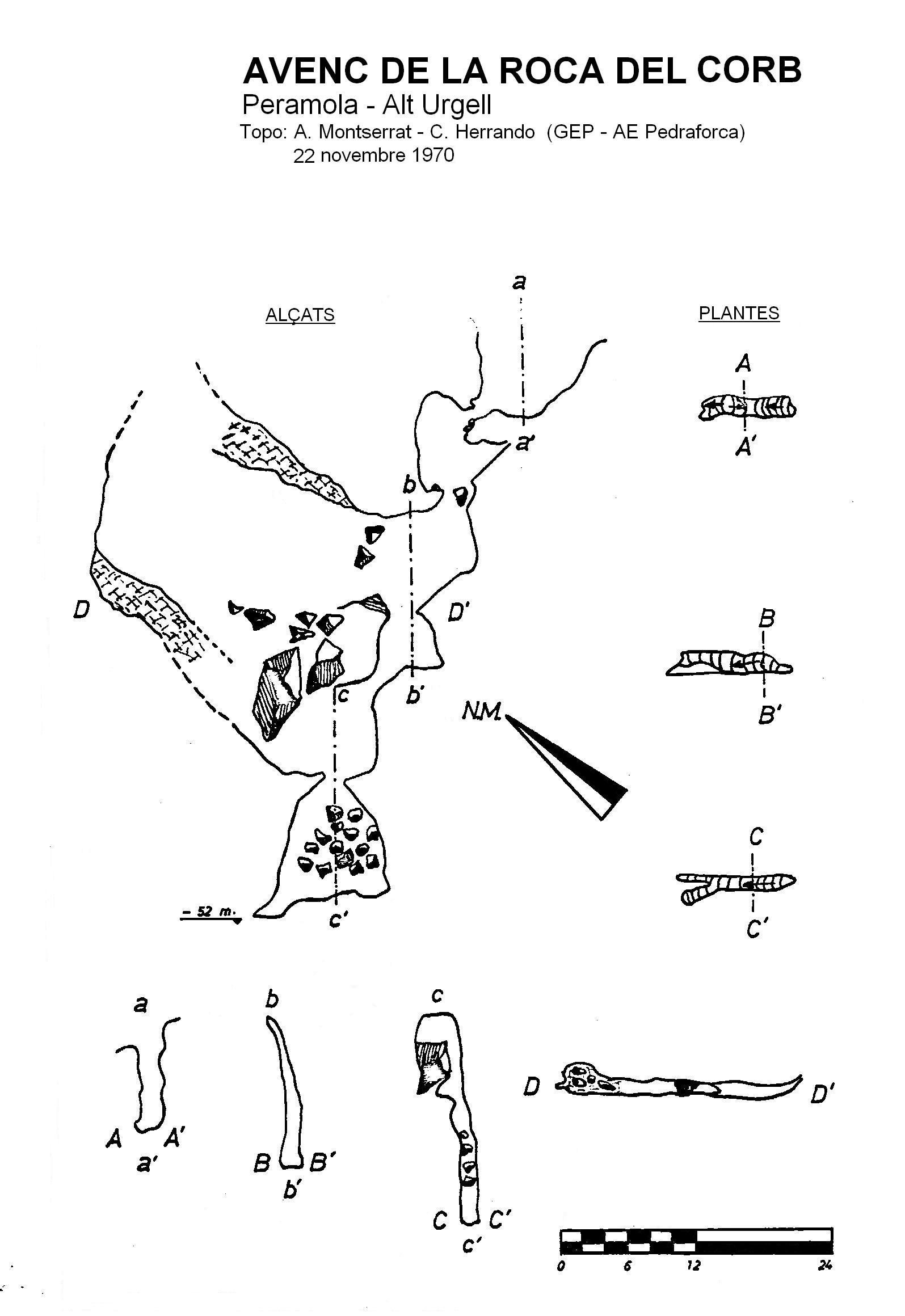 topo 1: Avenc de la Roca del Corb