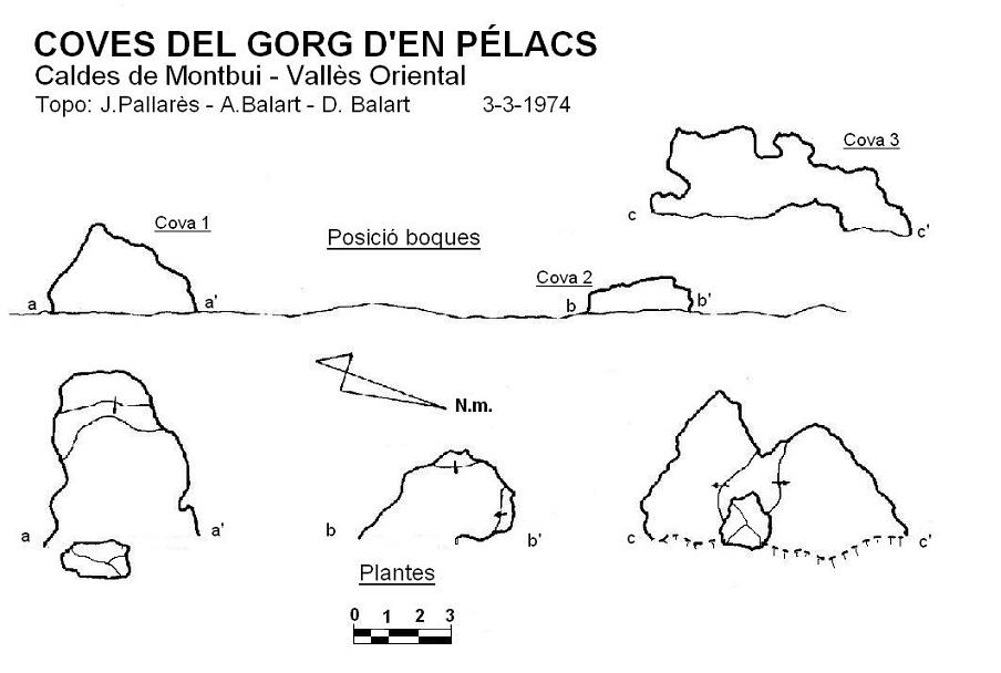 topo 0: Coves del Gorg d'en Pélacs