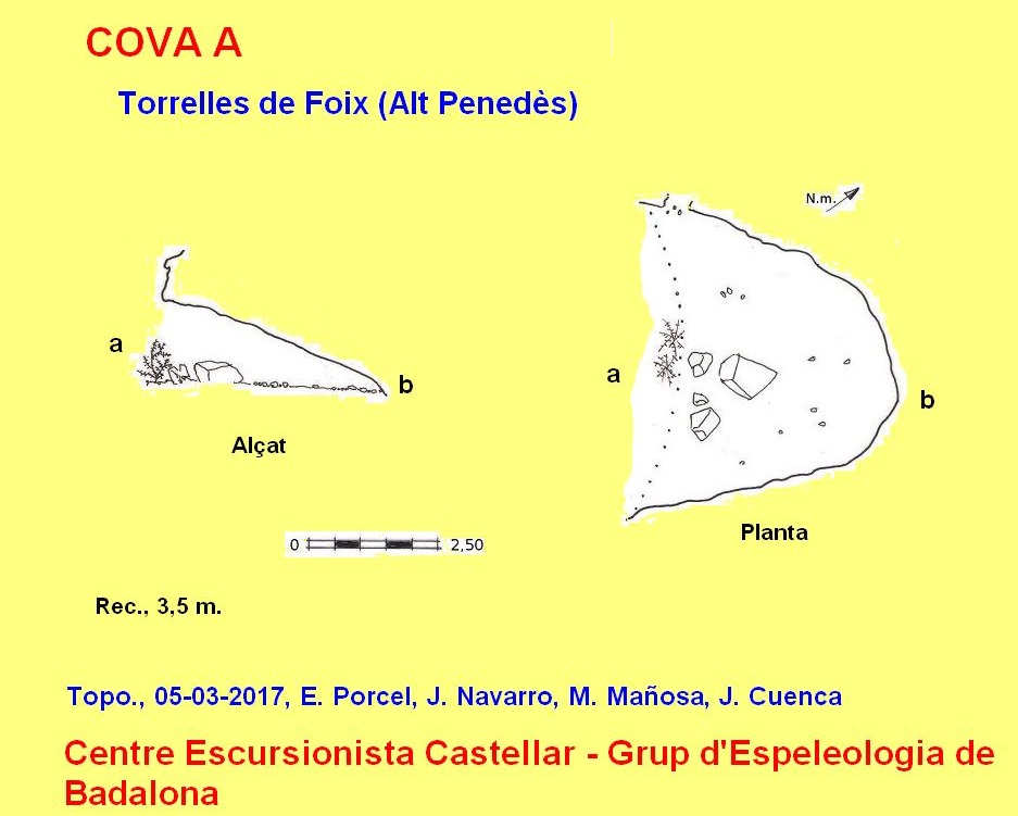 topo 0: Cova a de Foix