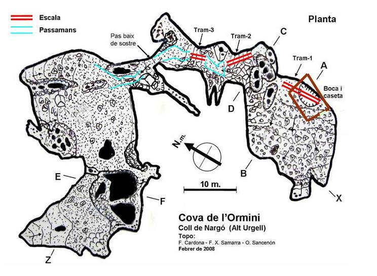 topo 1: Cova de l'Ormini