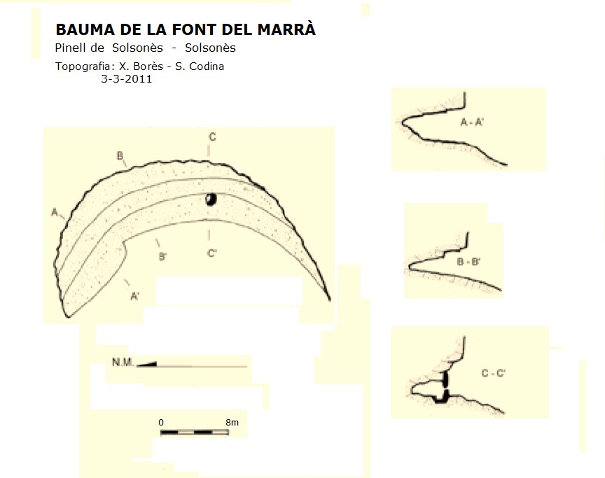 topo 0: Bauma de la Font del Marrà