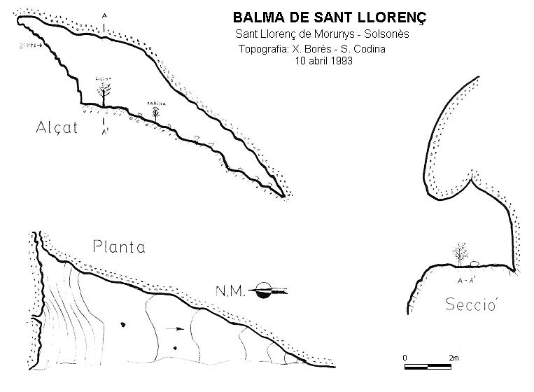 topo 0: Balma de Sant Llorenç