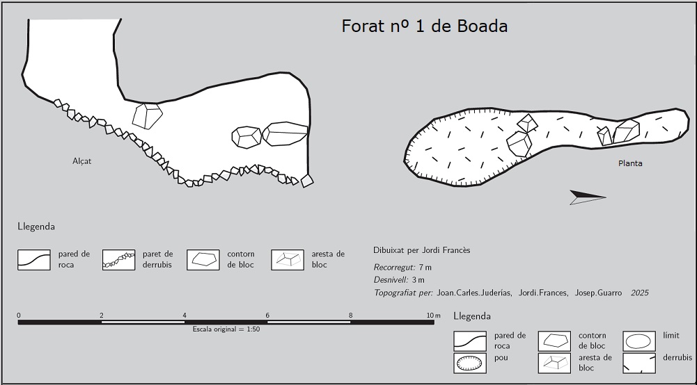 topo 0: Forat Nº1 de Boada