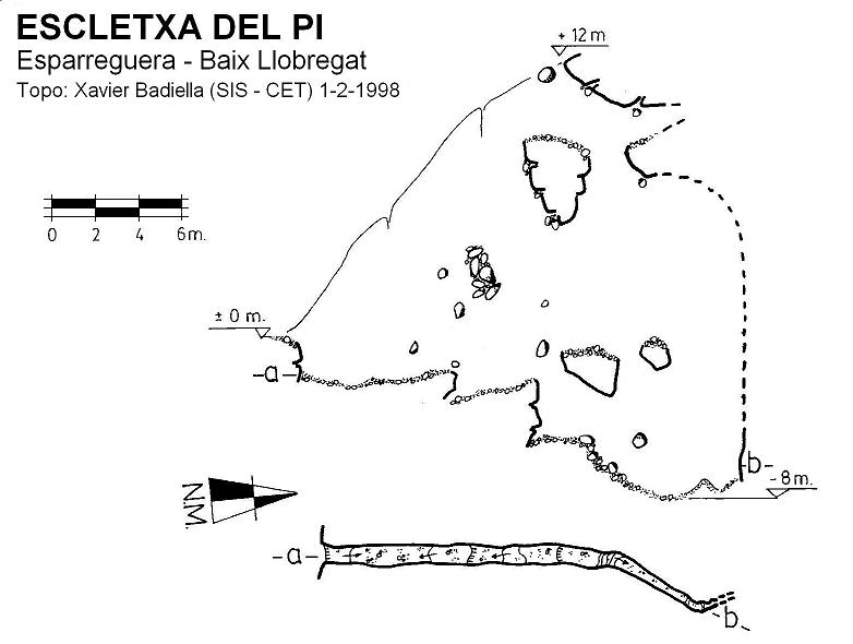 topo 1: Escletxa del Pi