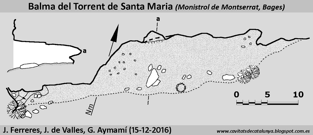 topo 0: Balma del Torrent de Santa Maria