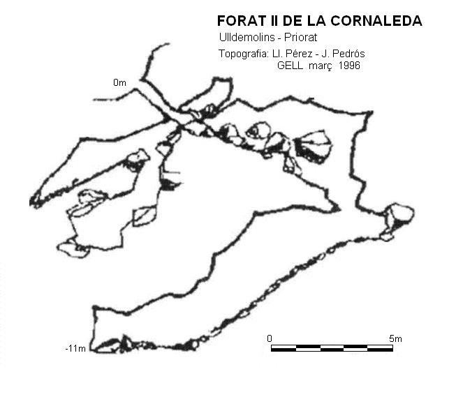 topo 0: Forat Ii de la Cornaleda