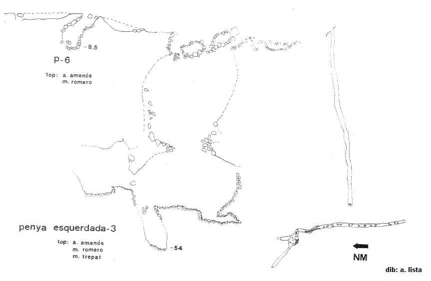 topo 3: Esquerda Nº3 del Mas de les Fonts