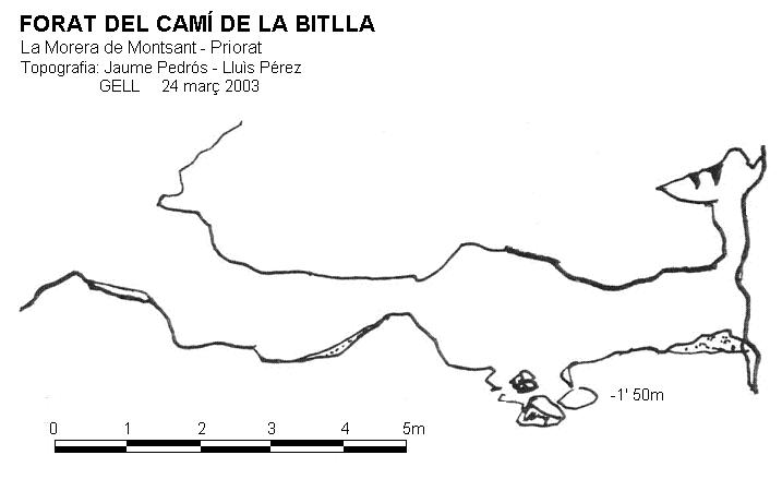 topo 0: Forat del Camí de la Bitlla