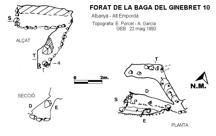 topo 0: Forat de la Baga del Ginebret 10