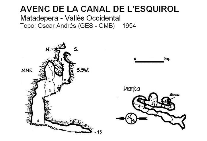 topo 0: Avenc de la Canal de l'esquirol