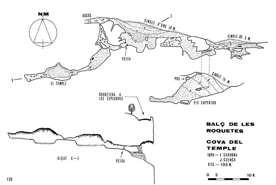 topo 1: Cova del Temple