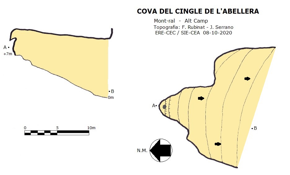 topo 0: Cova del Cingle de l'abellera