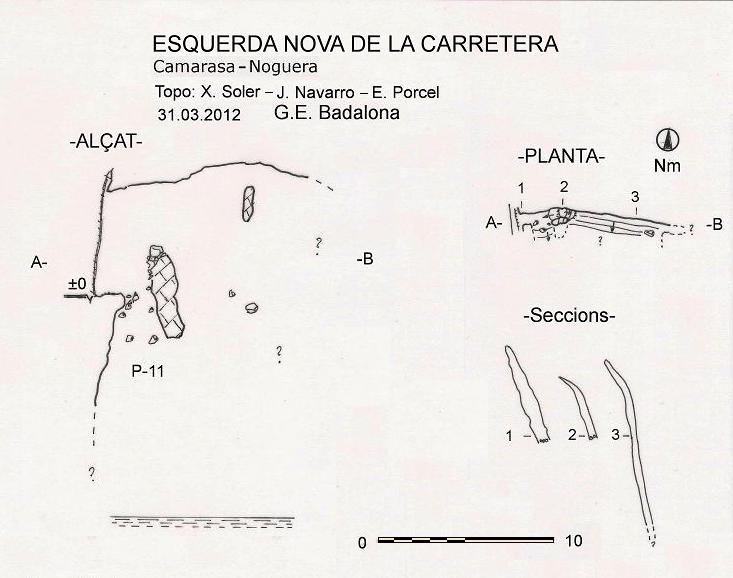 topo 1: Esquerda Nova de la Carretera