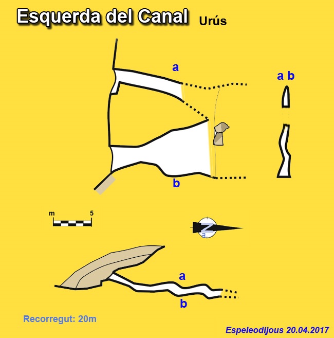 topo 0: Esquerda de la Canal d'urús