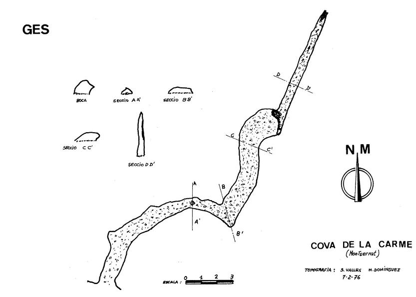 topo 2: Cova de la Carme