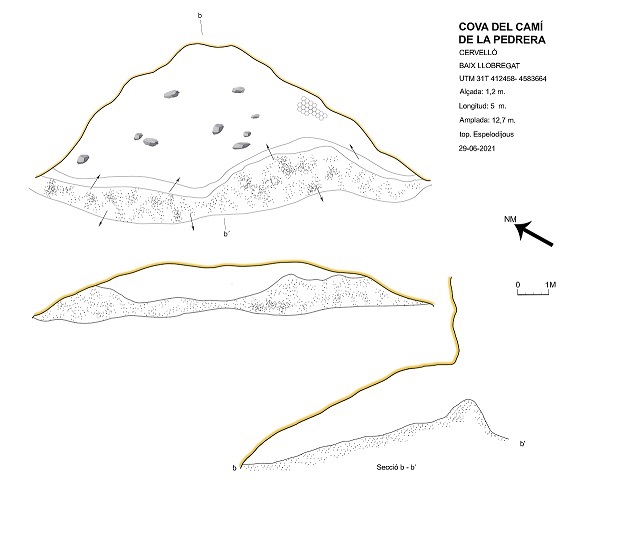 topo 0: Cova del Camí de la Pedrera