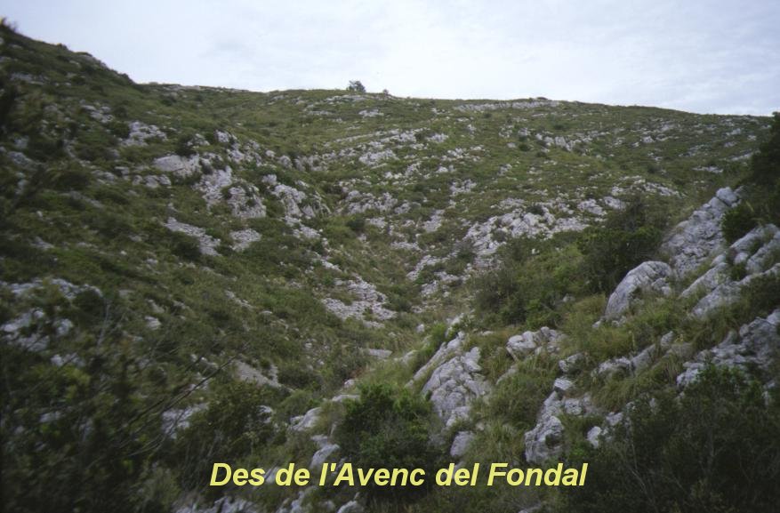 foto 1: Avenc del Fondal