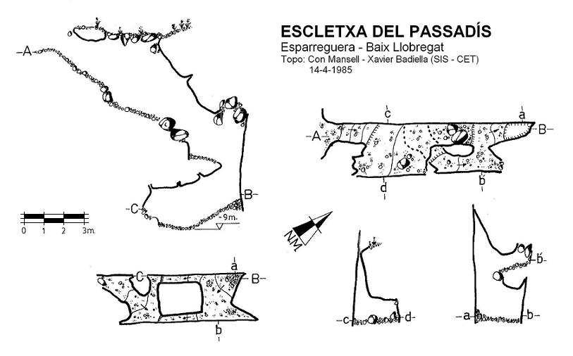 topo 0: Escletxa del Passadís