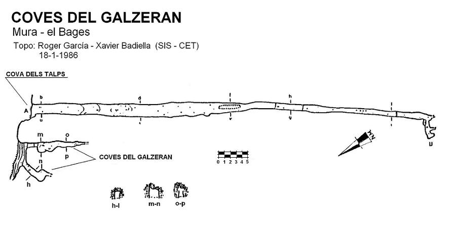 topo 0: Coves del Galzeran