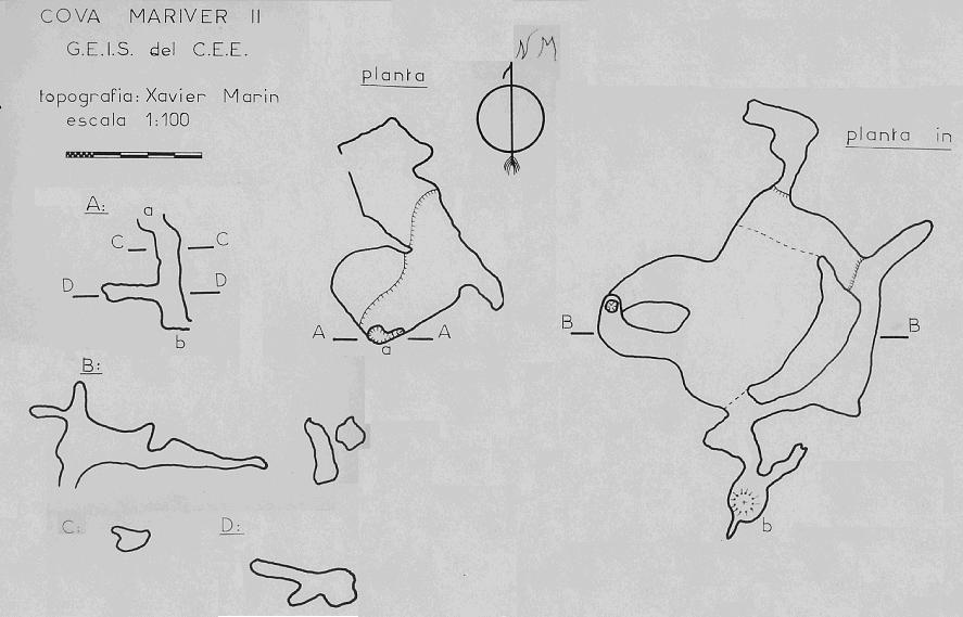 topo 1: Cova de Mariver de Martís Nº2