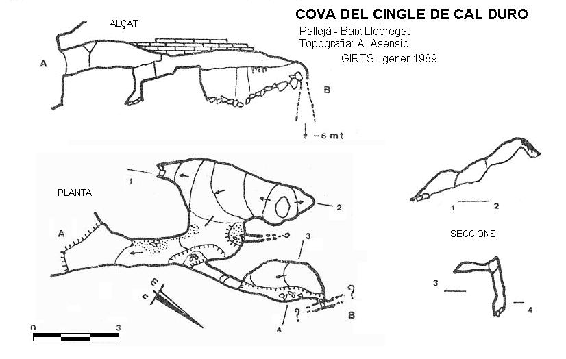 topo 0: Cova del Cingle de Cal Duro