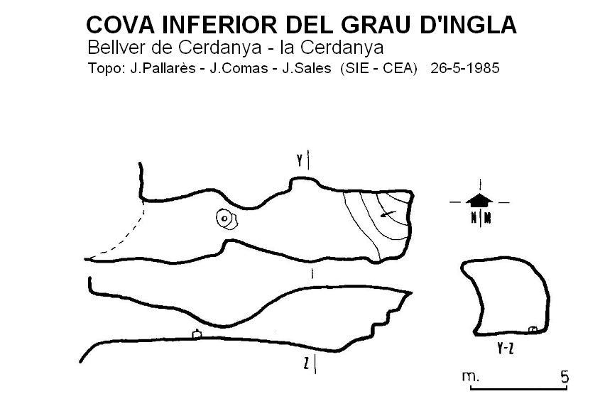 topo 0: Cova Inferior del Grau d'ingla