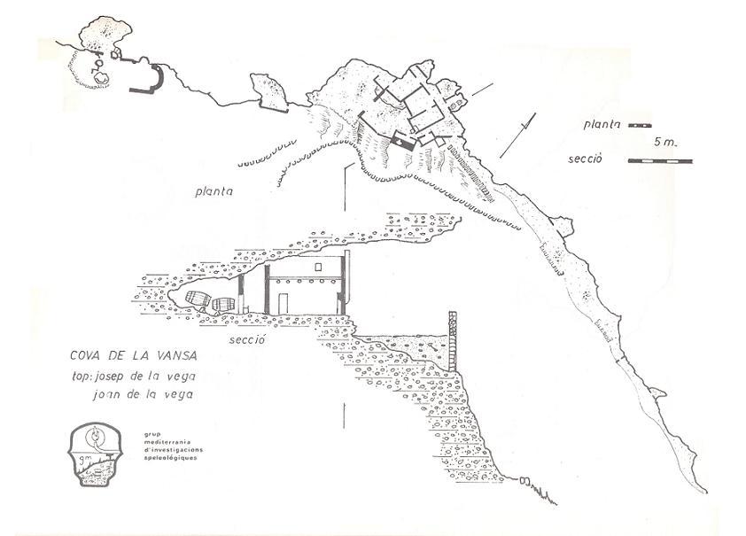 topo 1: Cova de la Vansa