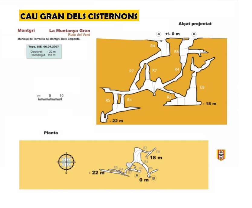 topo 0: Cau Gran dels Cisternons