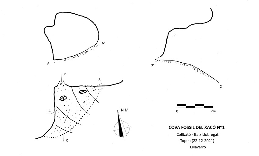 topo 0: Cova Fòssil Nº1 del Xacó