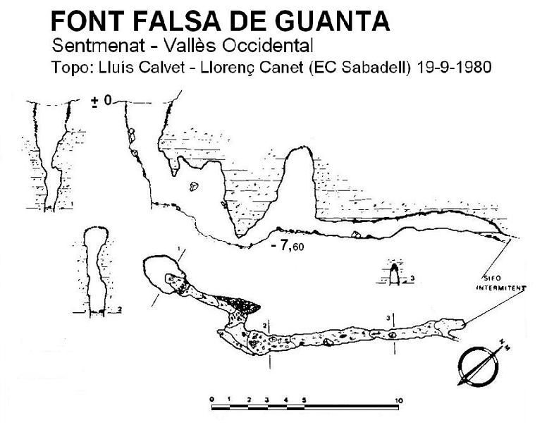 topo 1: la Font Falsa de Guanta