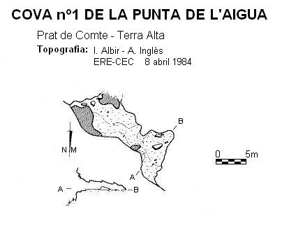 topo 0: Cova Nº1 de la Punta de l'aigua