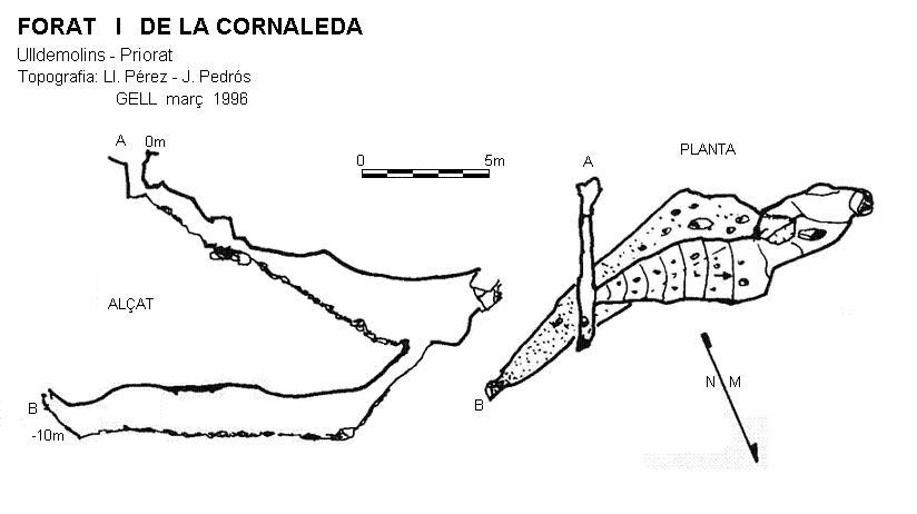 topo 0: Forat I de la Cornaleda