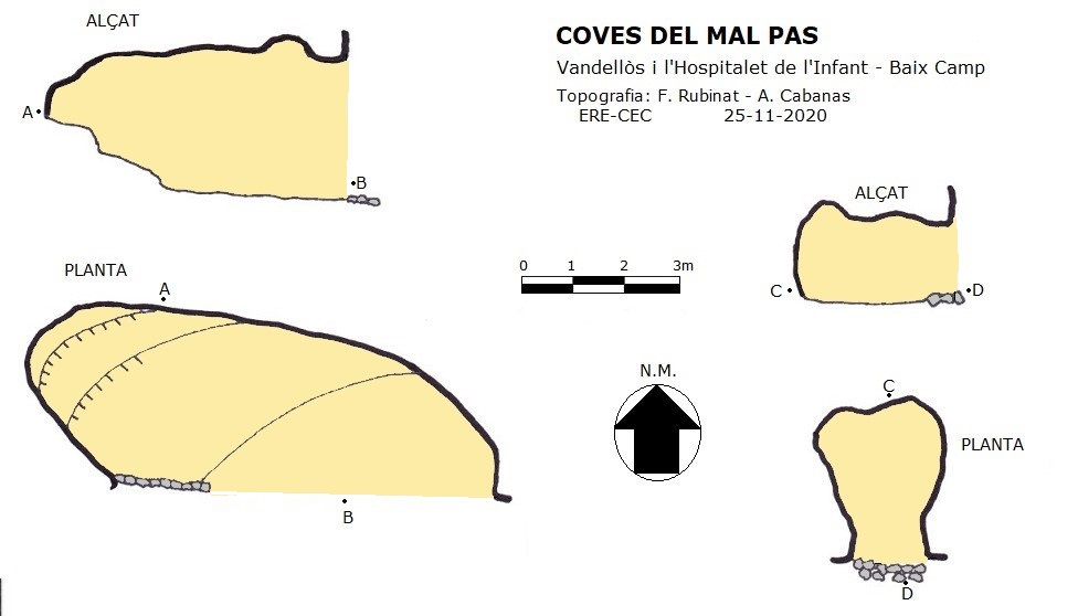 topo 0: Coves del Mal Pas