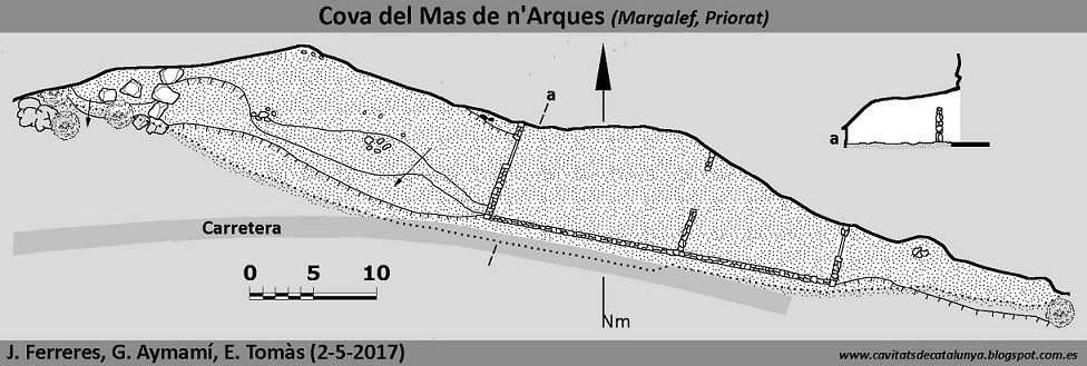 topo 1: Cova de Mas de N'arques