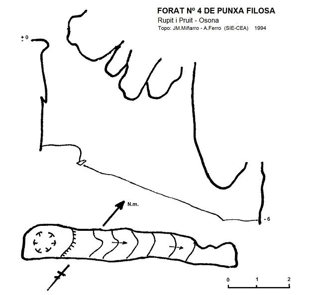 topo 0: Forat Nº4 de la Punxa Filosa