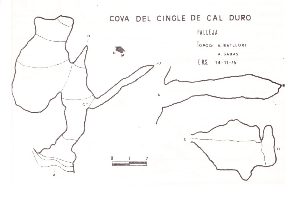 topo 1: Cova del Cingle de Cal Duro