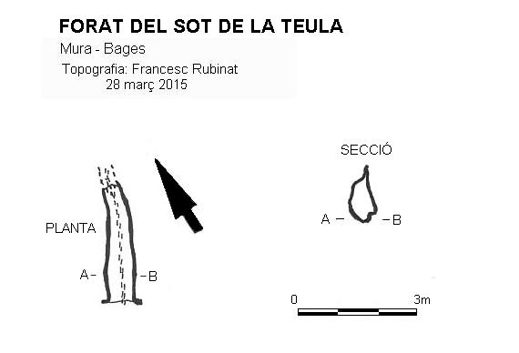 topo 0: Forat del Sot de la Teula