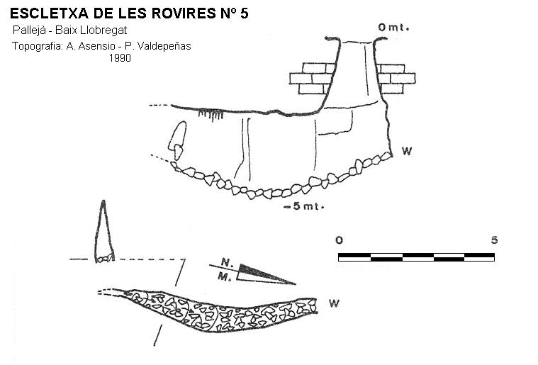 topo 0: Escletxa de les Rovires Nº5