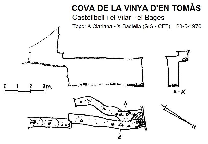 topo 0: Cova de la Vinya d'en Tomàs