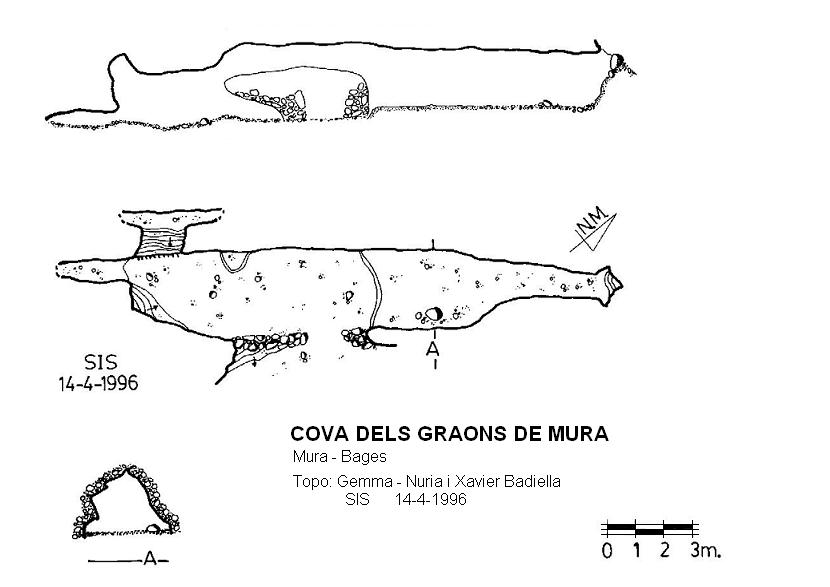 topo 0: Cova dels Graons de Mura