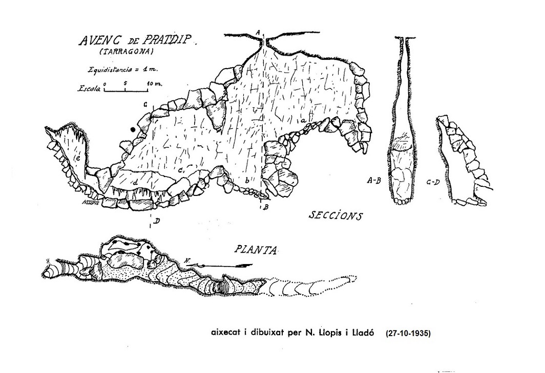 topo 1: Avenc de Pratdip